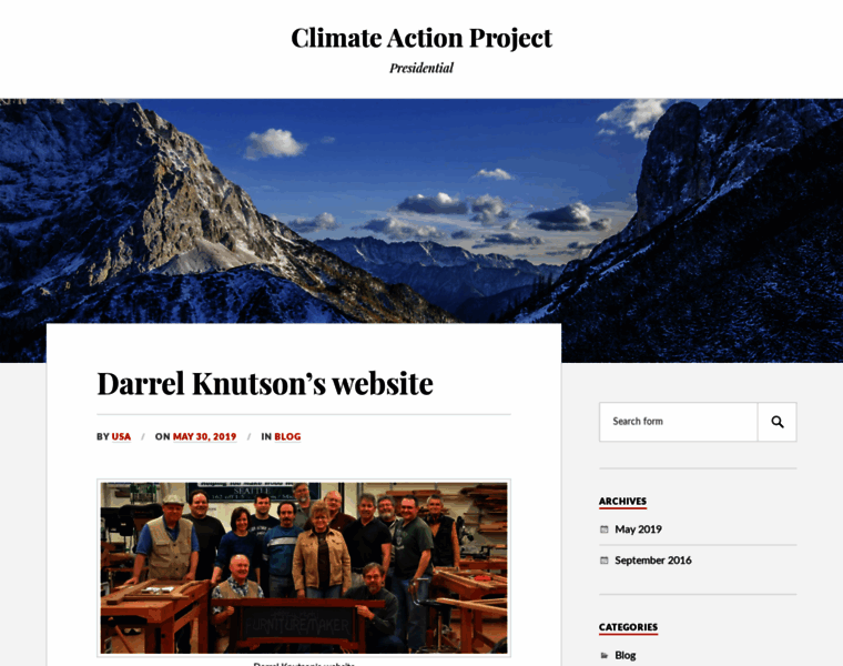 Climateactionproject.com thumbnail