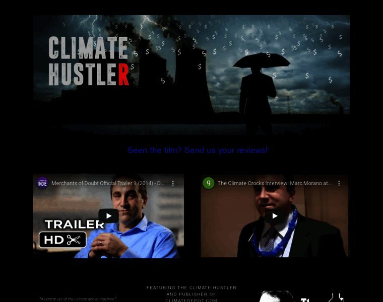 Climatehustler.org thumbnail