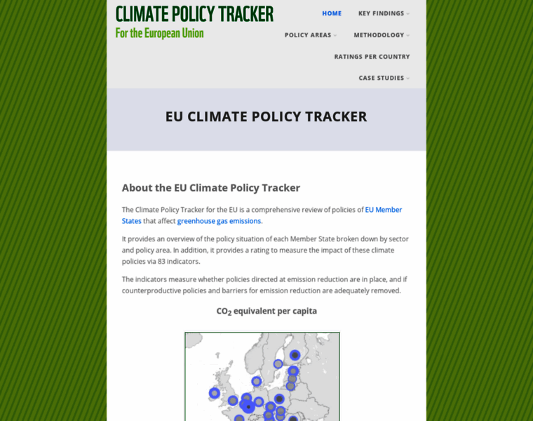 Climatepolicytracker.eu thumbnail