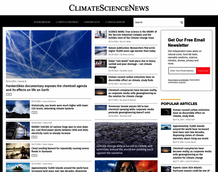 Climatesciencenews.com thumbnail
