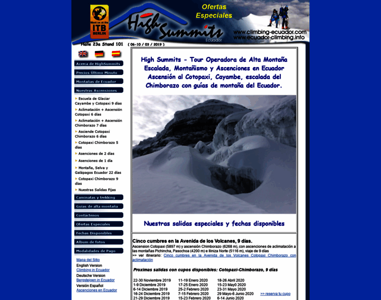 Climbing-ecuador.com thumbnail