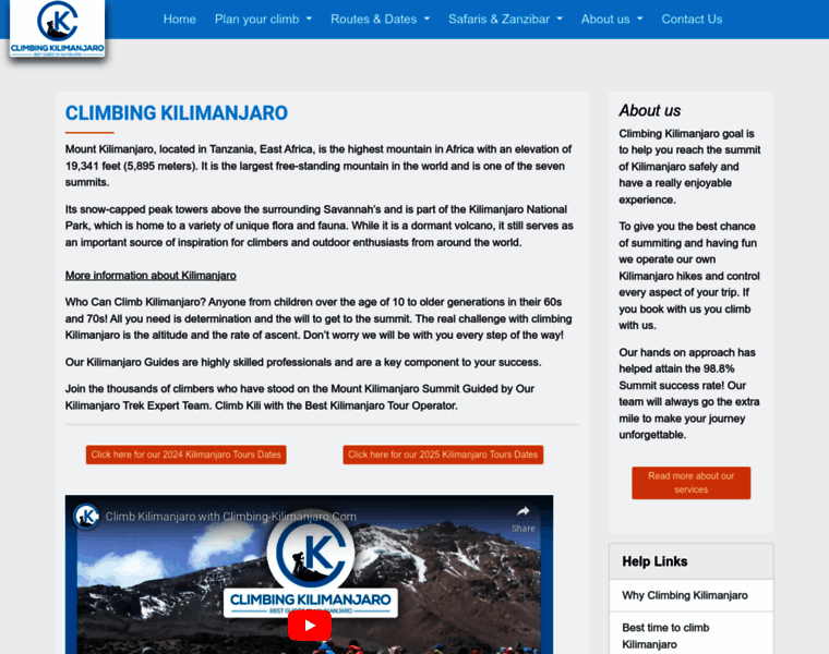 Climbing-kilimanjaro.com thumbnail
