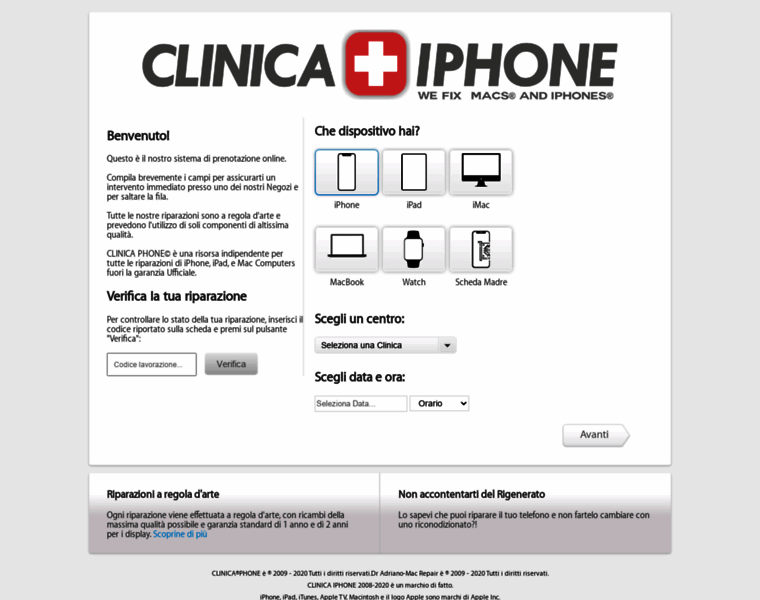 Clinica-iphone-italia.com thumbnail