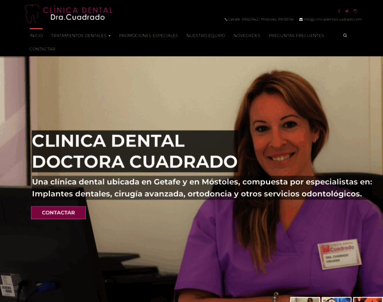 Clinicadentalcuadrado.com thumbnail
