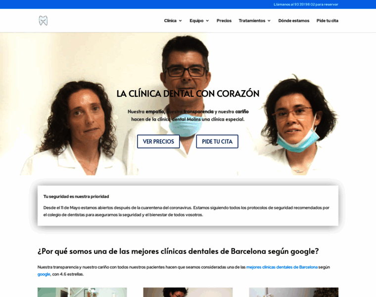 Clinicadentalmolins.es thumbnail