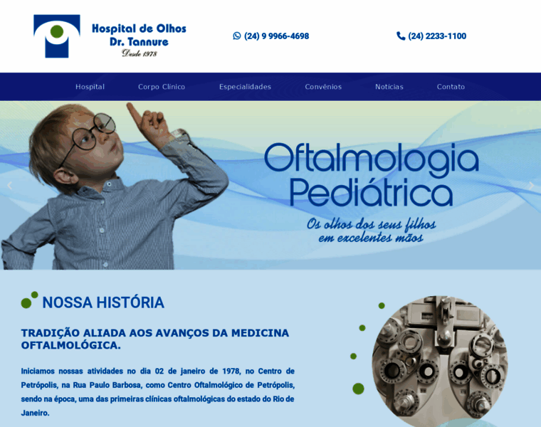 Clinicadeolhosdrtannure.com.br thumbnail