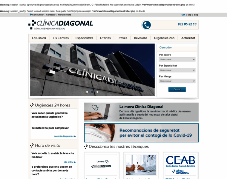 Clinicadiagonal.com thumbnail