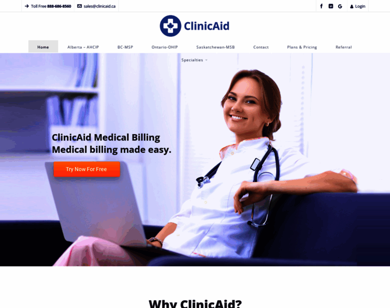 Clinicaid.ca thumbnail