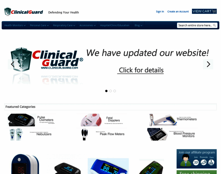 Clinicalguard.com thumbnail