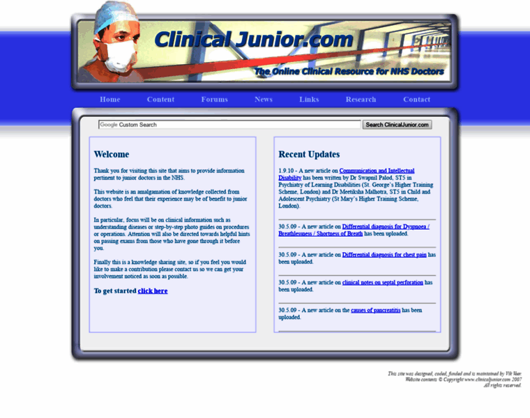 Clinicaljunior.com thumbnail