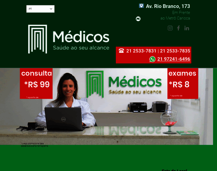Clinicamedicos.com.br thumbnail