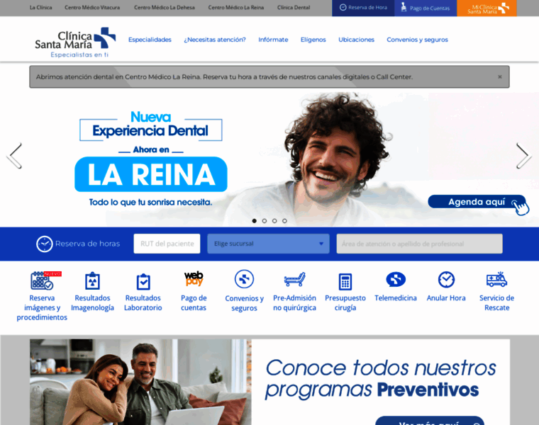 Clinicasantamaria.cl thumbnail Clinicasantamaria.cl thumbnail