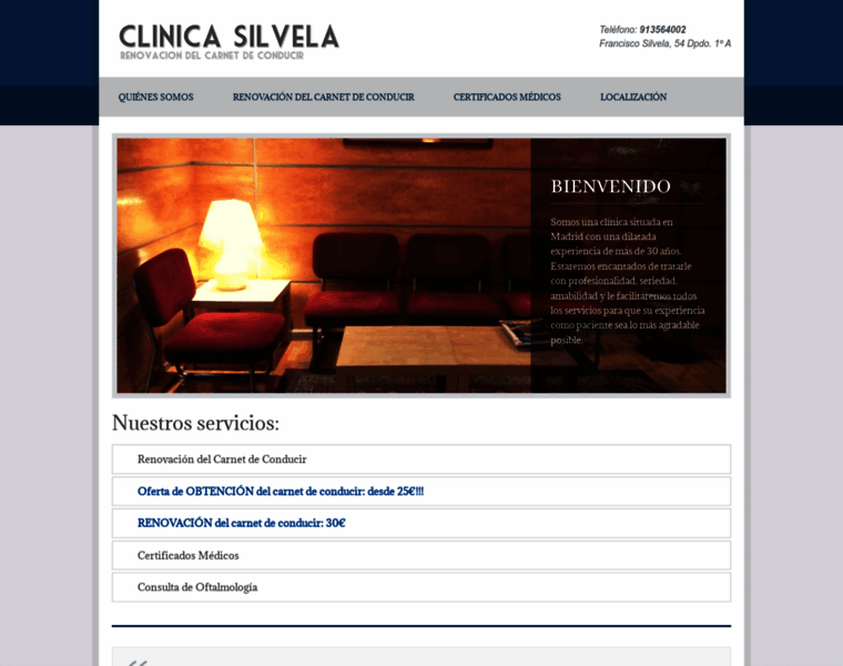 Clinicasilvela.com thumbnail