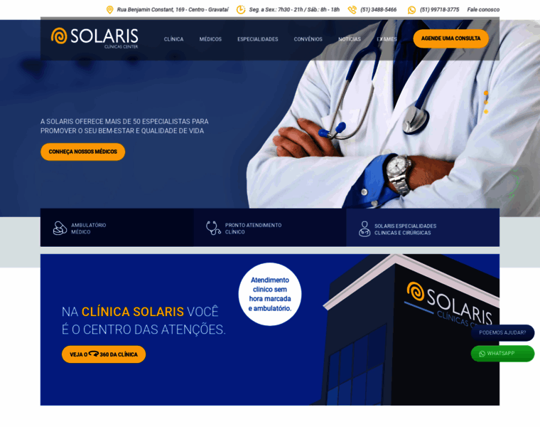 Clinicasolaris.com.br thumbnail