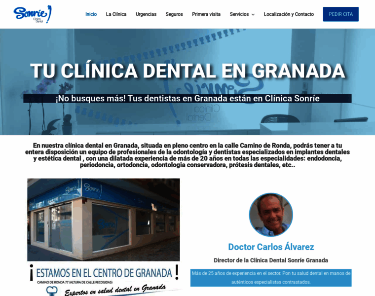 Clinicasonriegranada.com thumbnail