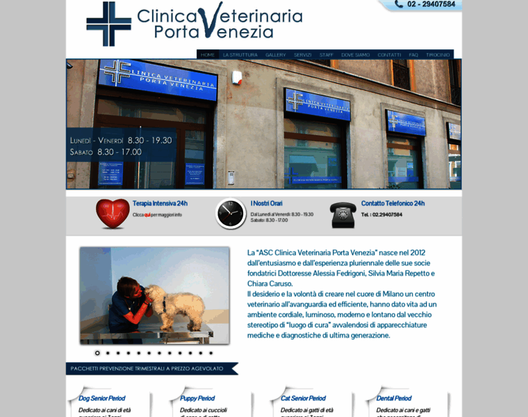 Clinicaveterinariaportavenezia.com thumbnail