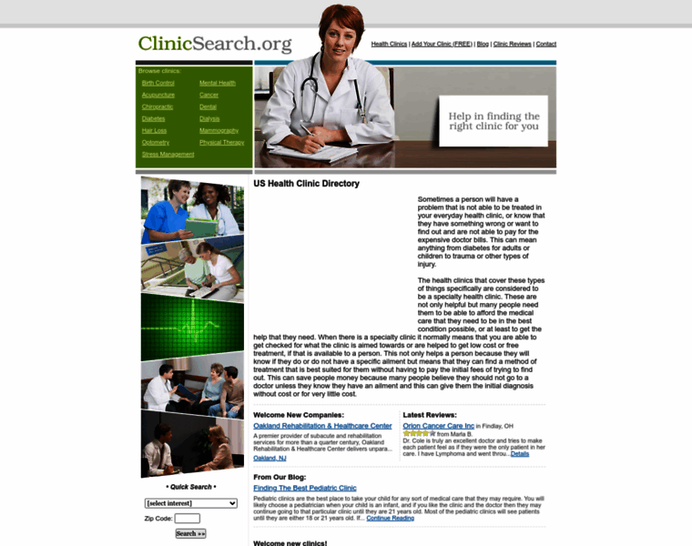 Clinicsearch.org thumbnail Clinicsearch.org thumbnail