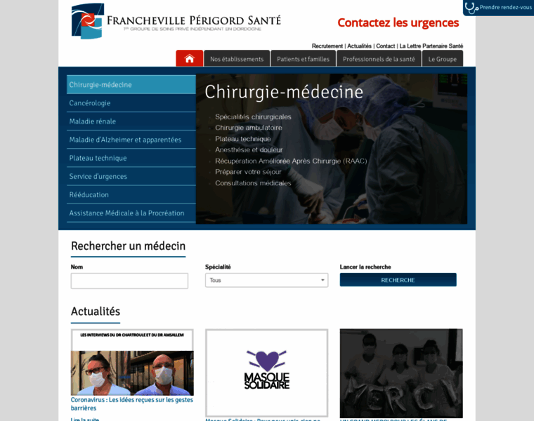 Clinique-francheville.com thumbnail