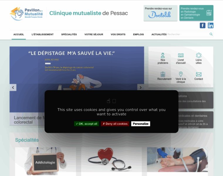 Clinique-pessac.fr thumbnail