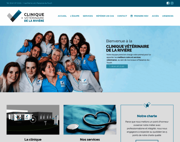 Clinique-veterinaire-de-la-riviere.com thumbnail