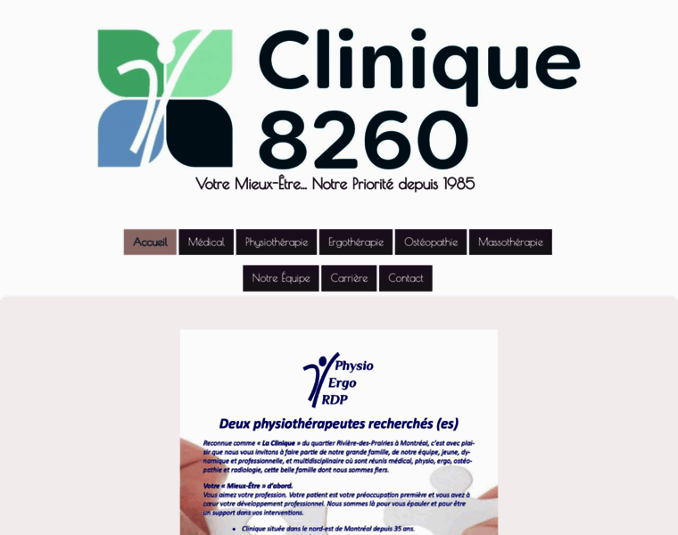 Clinique8260.com thumbnail