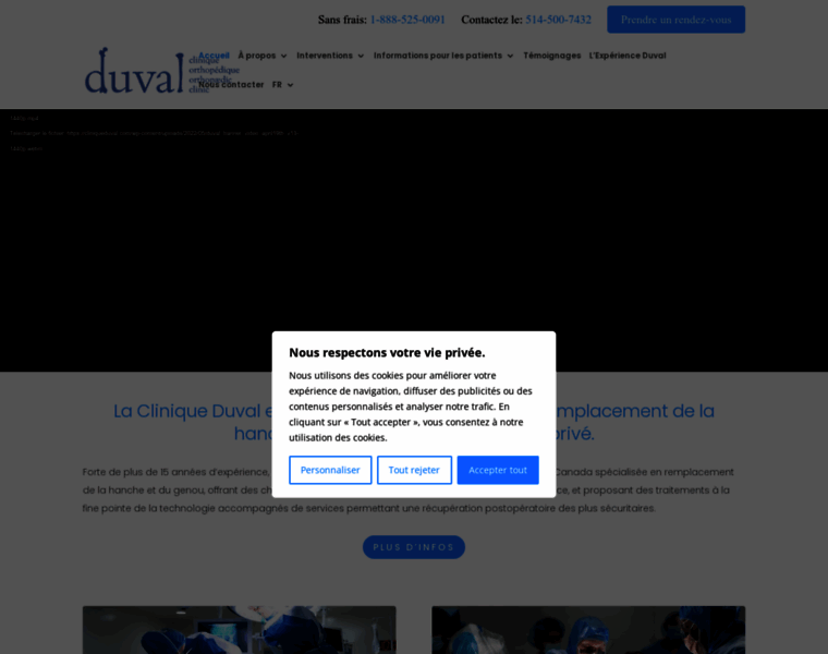 Cliniqueduval.com thumbnail