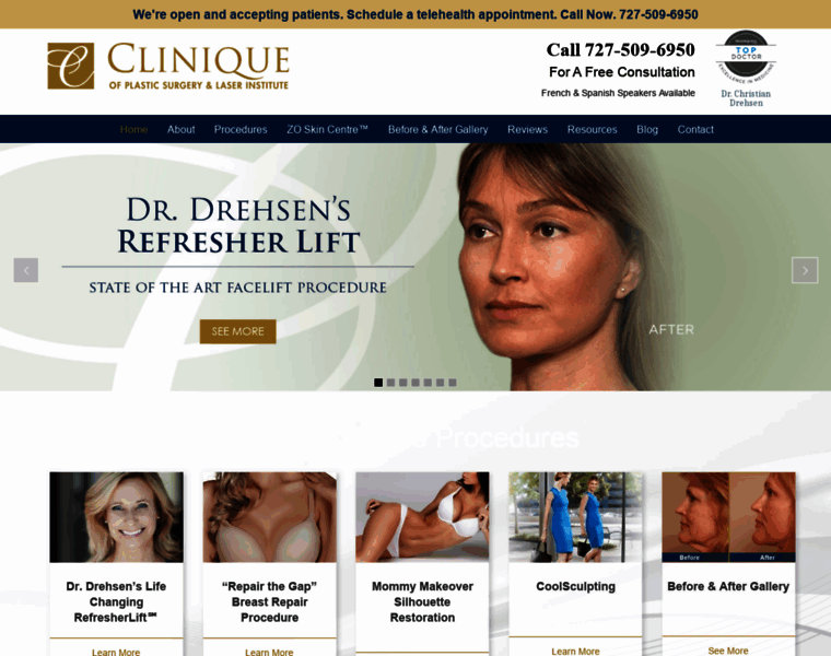 Cliniqueps.com thumbnail