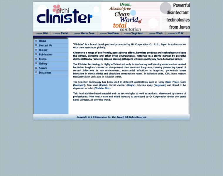 Clinister.com thumbnail
