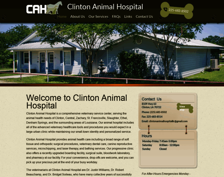Clintonanimalhospital.com thumbnail