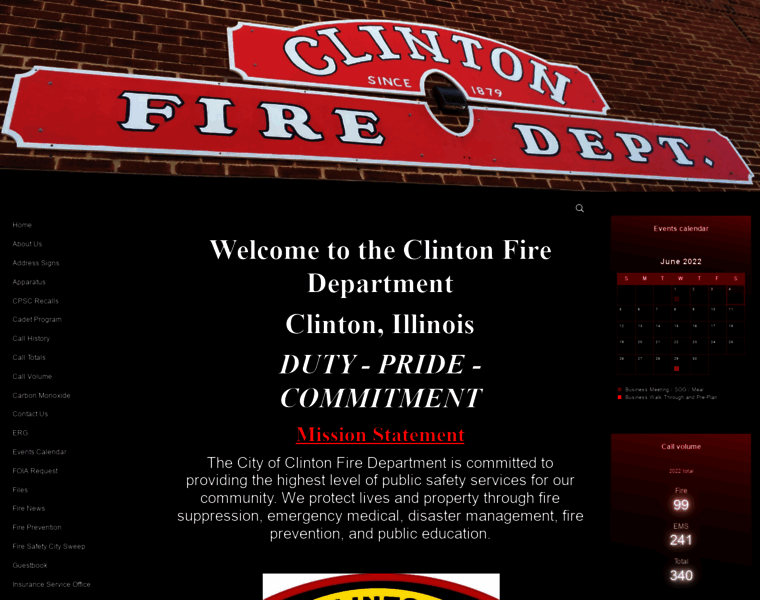 Clintonfire.org thumbnail