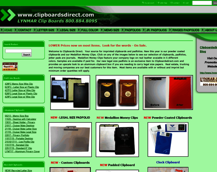 Clipboardsdirect.com thumbnail