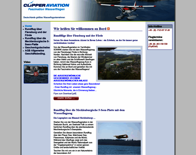 Clipper-aviation.de thumbnail