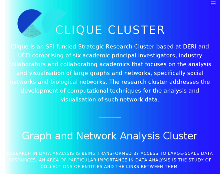 Cliquecluster.org thumbnail