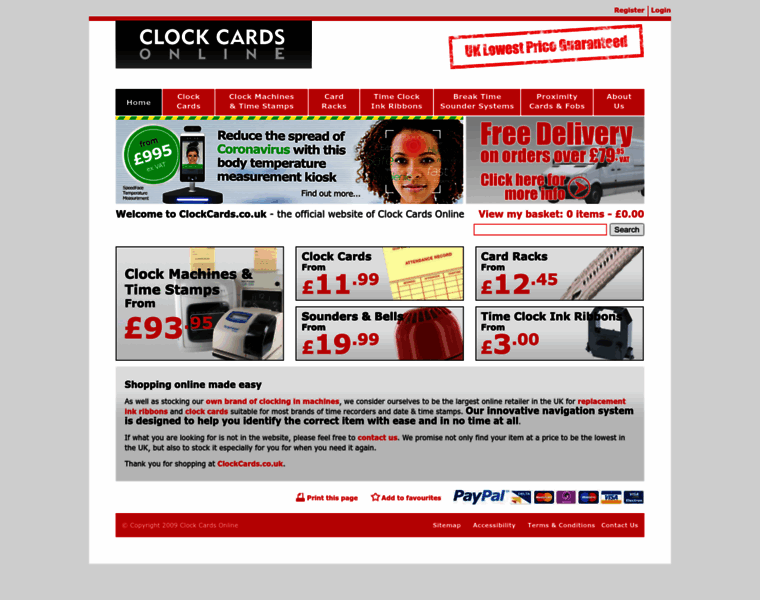 Clockcards.co.uk thumbnail