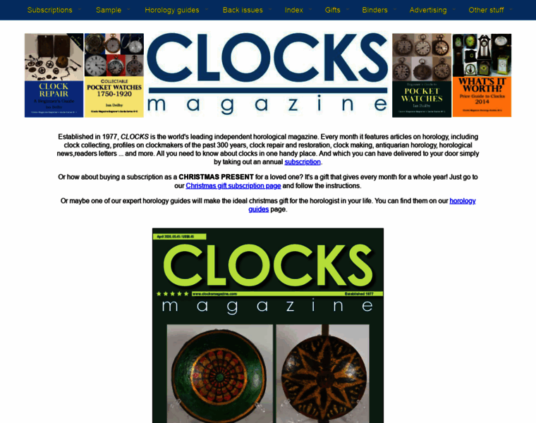 Clocksmagazine.com thumbnail