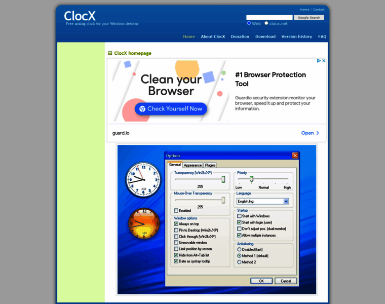 Clocx.net thumbnail