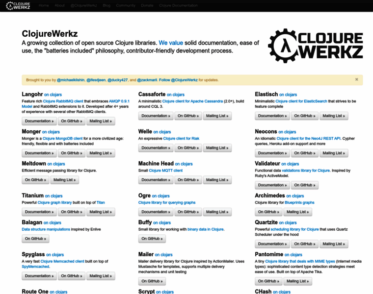 Clojurewerkz.org thumbnail