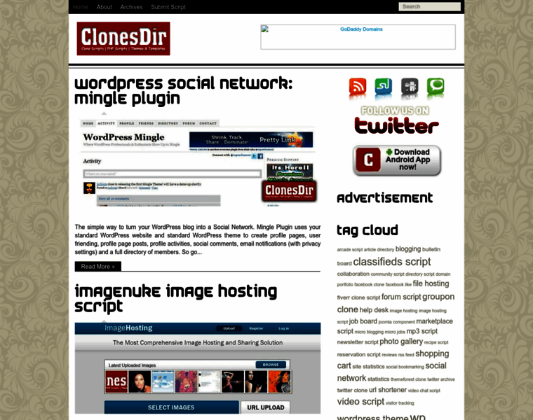 Clonesdir.com thumbnail