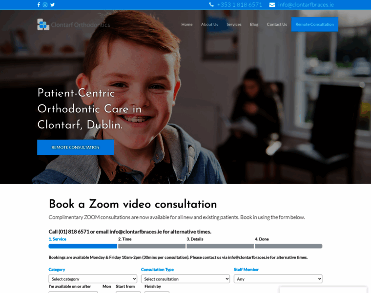 Clontarforthodontics.ie thumbnail