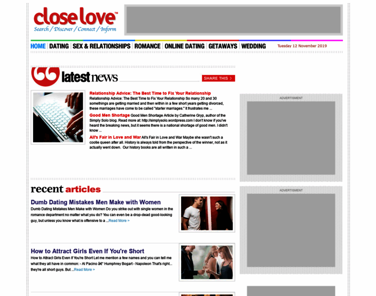 Closelove.com thumbnail