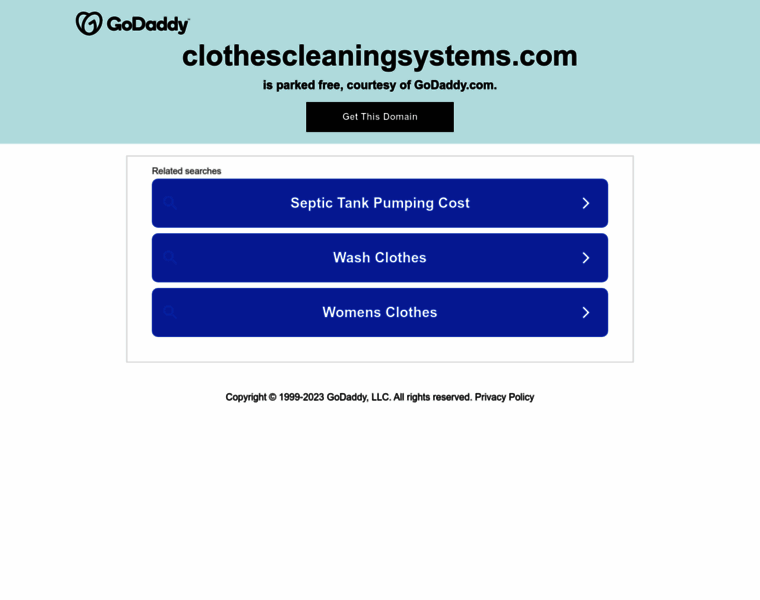 Clothescleaningsystems.com thumbnail