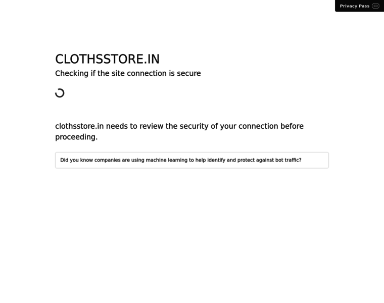 Clothsstore.in thumbnail