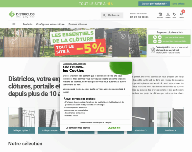 Cloture-discount.fr thumbnail