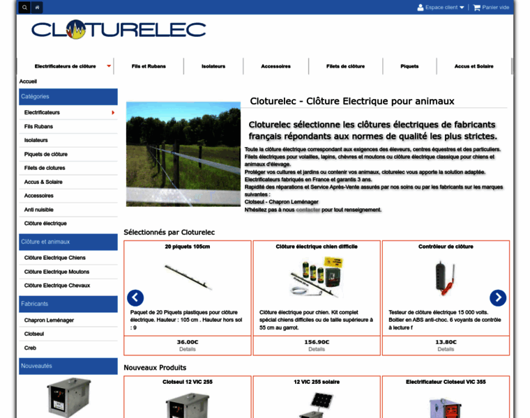 Cloturelec.com thumbnail