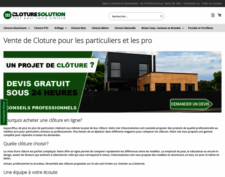 Cloturesolution.com thumbnail