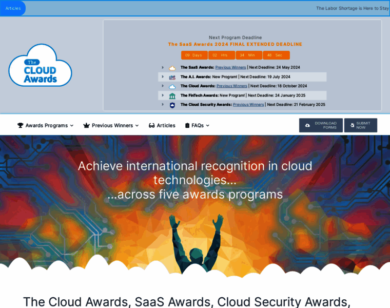 Cloud-awards.com thumbnail