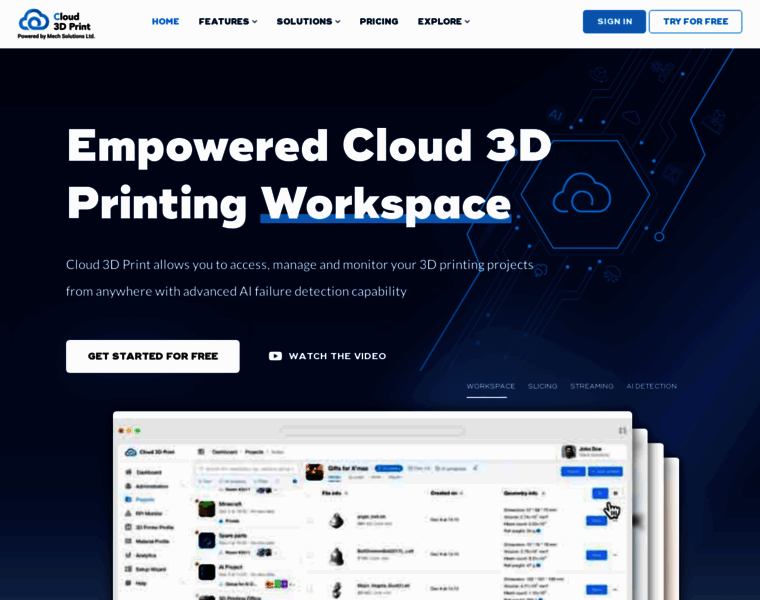 Cloud3dprint.com thumbnail