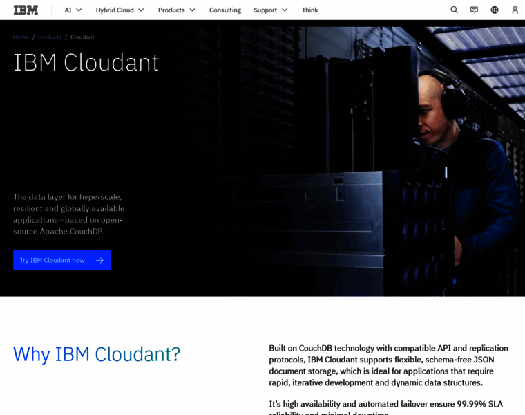Cloudant.com thumbnail Cloudant.com thumbnail