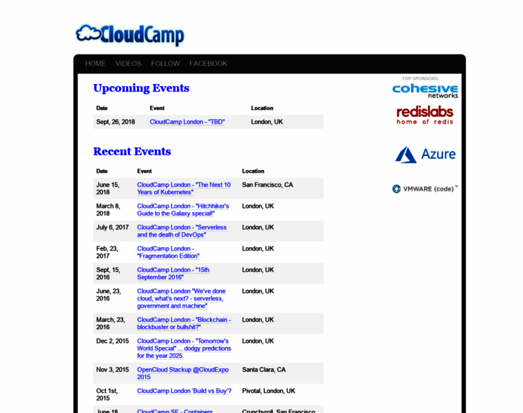 Cloudcamp.org thumbnail
