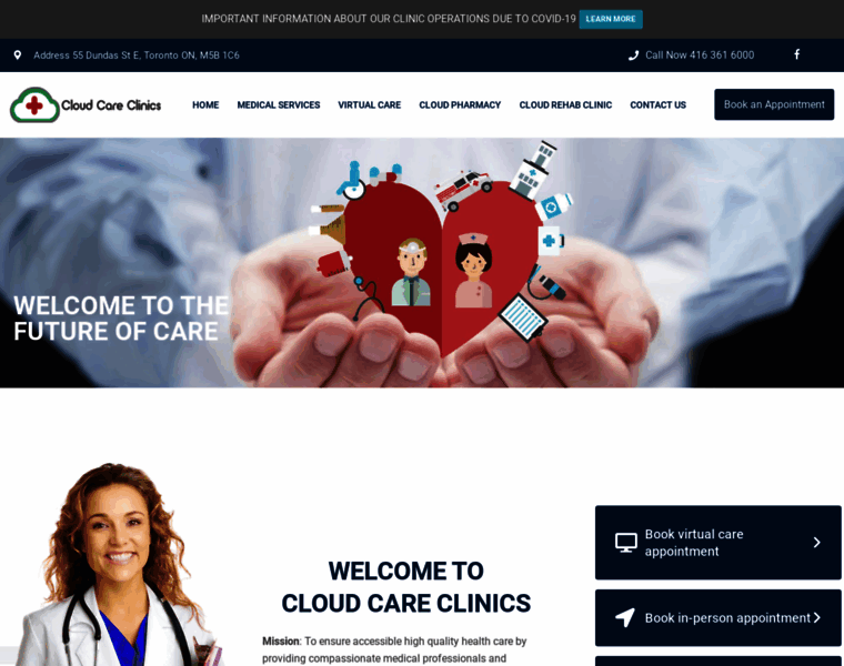 Cloudcareclinics.ca thumbnail